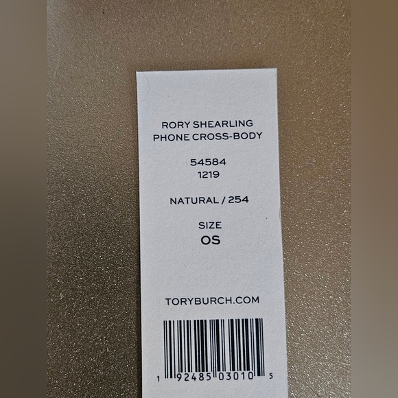 Tory Burch nwt Rory Shearling Crossbody Genuine Lamb sheep  Fur Purse - Picture 15 of 15